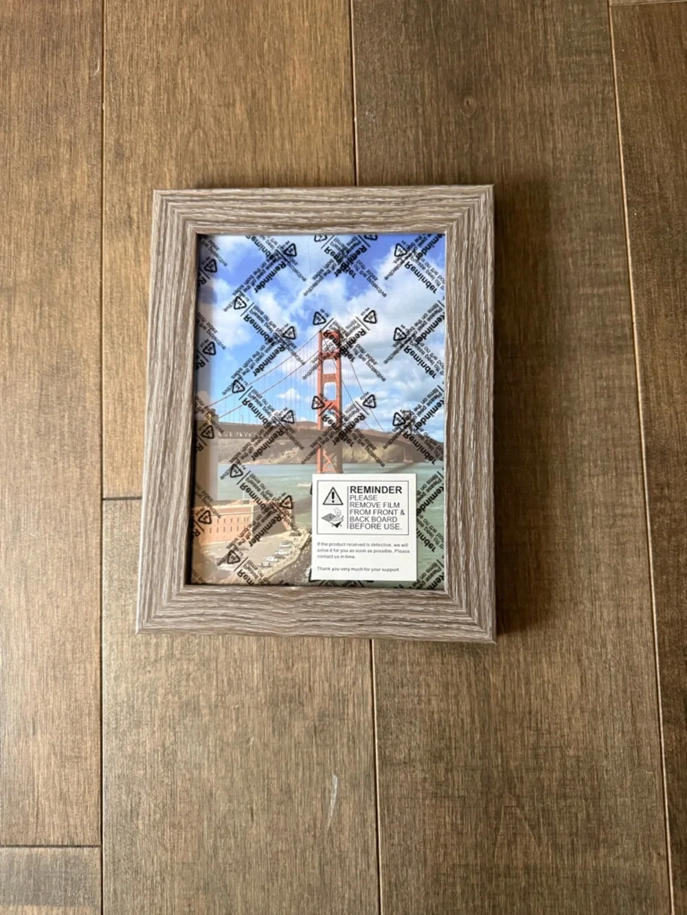 Set of 3 Rustic Gray 5x7 Picture Frames – Brand New